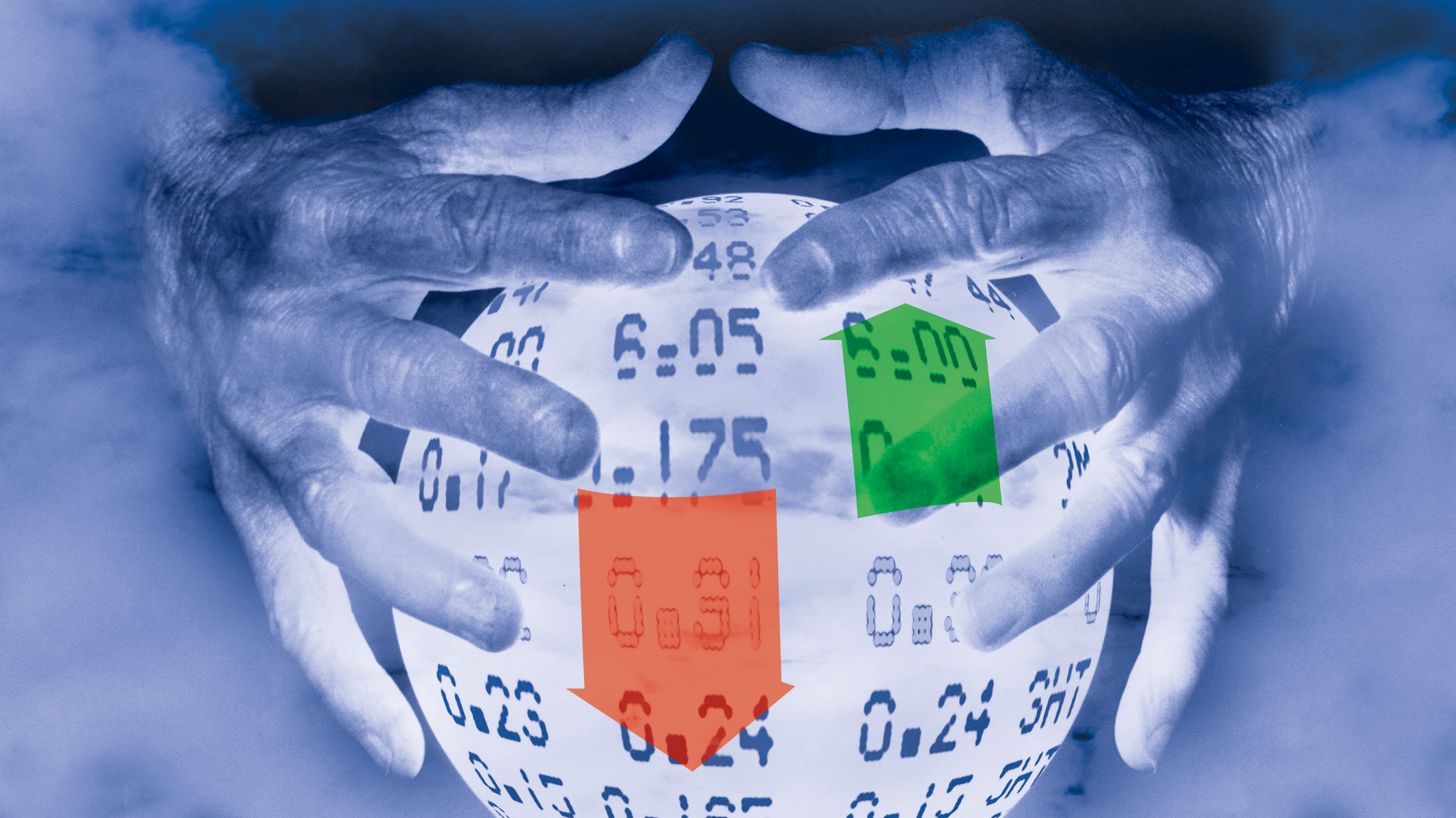 hands over imaginary crystal ball